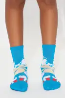 Mini Sonic 3 Pack Socks(Blue/combo,OS)