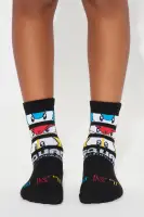 Mini Sonic 3 Pack Socks(Blue/combo,OS)