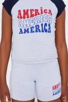 Mini Go America Short Set(Heather Grey,4/5)
