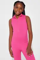 Mini Johanna Seamless Jumpsuit(Fuchsia,M)