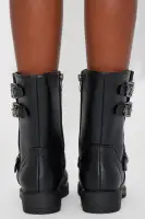 Mini Come Check This Combat Boot(Black,11)