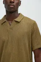 Catanina Textured Polo(Olive,S)