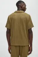 Catanina Textured Polo(Olive,S)