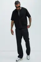 Baker Resort Knit Shirt(Black,S)