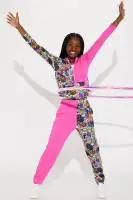 Mini Girl Squad Cozy Knit Jogger Set
