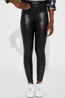 Mini It's All About Me Faux Leather Legging(Black,4)