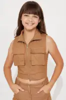 Mini Kailani Pant Set(Mocha,4)