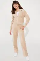 Mini OG Trendsetter Velour Zip Up Pant Set