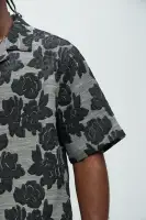 Bartlett Jacquard Shirt(Black/combo,S)