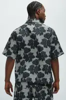 Bartlett Jacquard Shirt(Black/combo,S)