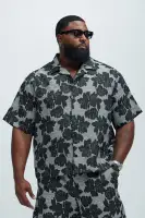 Bartlett Jacquard Shirt(Black/combo,S)
