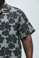 Bartlett Jacquard Shirt(Black/combo,S)