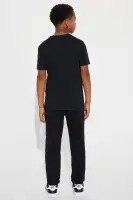 Mini Too Fast Sonic Tee Jogger Set(Black,4/5)