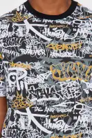 Mini Graffiti Fleece Jogger Set(Black/Grey,4)