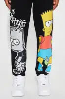 Mini Spray Paint Bart Jogger Set(Black,4/5)