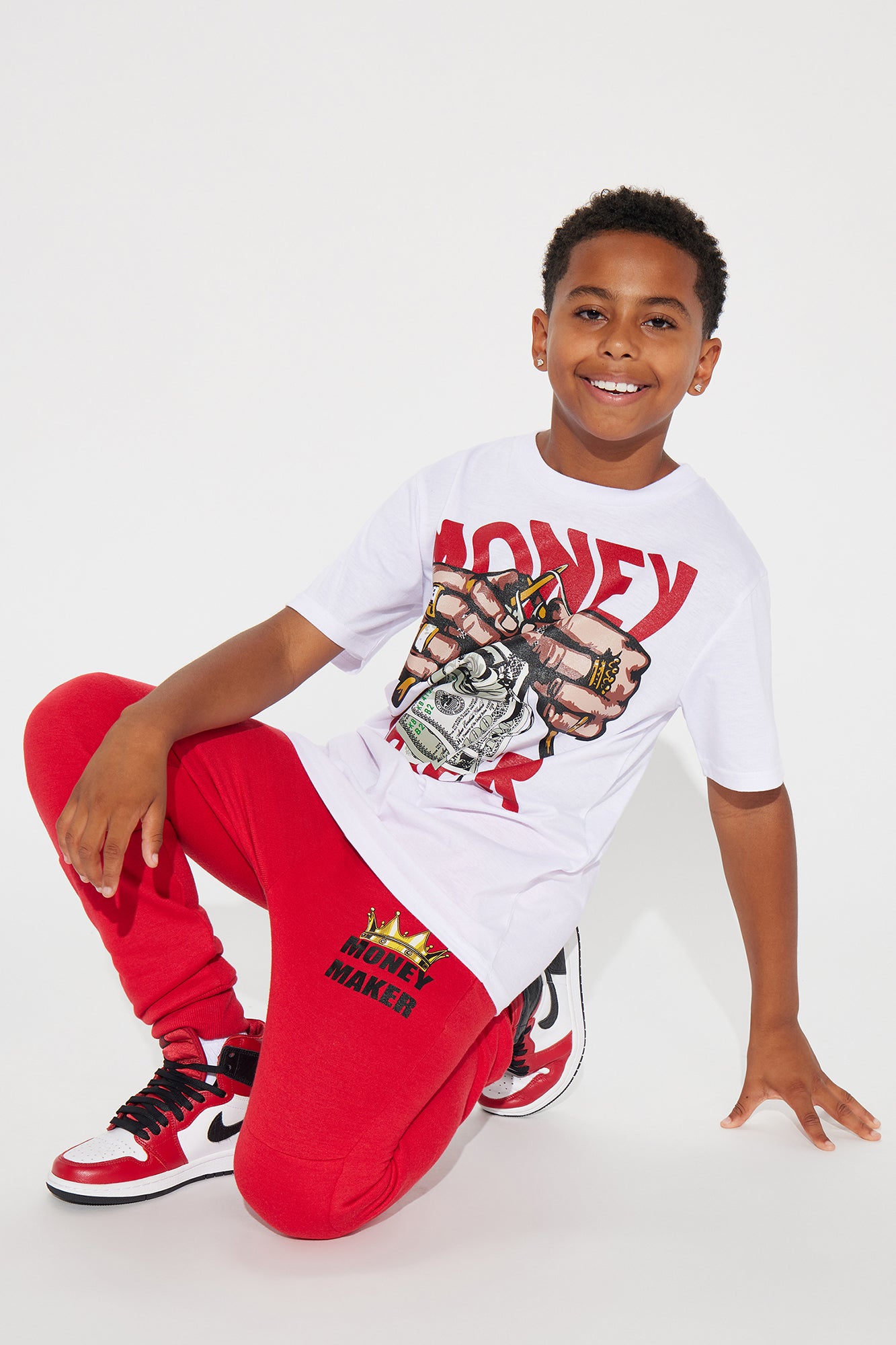 Mini Money Maker Fleece Jogger Set