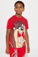 Mini Taz Go Crazy Jogger Set(Red,4/5)
