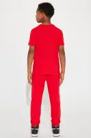 Mini Taz Go Crazy Jogger Set(Red,4/5)