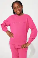 Mini Câest La Vie Sweatpant Set(Pink,4/5)