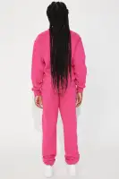 Mini Câest La Vie Sweatpant Set(Pink,4/5)