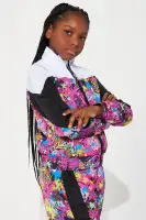 Mini Running Miles Windbreaker Long Sleeve Pant Set(Multi Color,4)