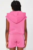Mini See You At The Field Fleece Short Set(Fuchsia,4/5)