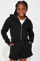 Mini Brianna Sweatshirt Set(Black,4/5)