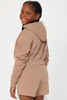 Mini Milano Sweatshort Set(Mocha,4/5)