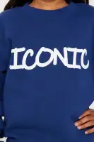 Mini Iconic Sweatpant Set(Navy,4/5)