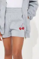 Mini Cherry Taste Fleece Short Set(Heather Grey,4/5)