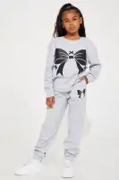 Mini Put A Ribbon On It Fleece Jogger Set