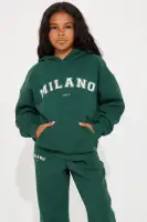 Mini Milano Sweatpant Set(Hunter,4/5)