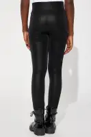 Mini Heart Me Faux Leather Legging(Black,XS)