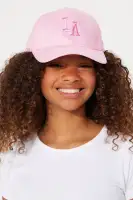 Mini LA Representing Baseball Hat(Pink,OS)