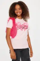 Mini Came With The Fur Shoulder Bag(Pink,OS)