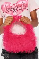 Mini Came With The Fur Shoulder Bag(Pink,OS)