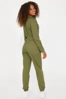 Mini Aviator Babe Jumpsuit(Olive,4)