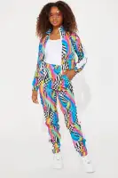 Mini Track Star Windbreaker Long Sleeve Set