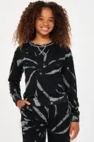 Mini Marianna Tie Dye Jogger Set(Black,4/5)