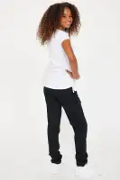 Mini Fashionable Queen Cargo Pant Set(White/combo,4)