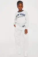 Mini New York Forever Fleece Pant Set