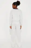 Mini New York Forever Fleece Pant Set(Heather Grey,6/6X)
