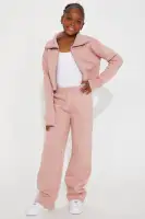 1-Minin Sweet Angel Fleece Pant Set(Pink,4)