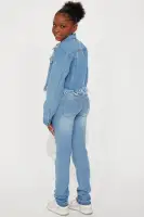 Mini Marley Denim Jean & Jacket Set(Medium Wash,7/8)