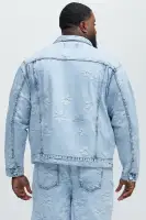 Kenneth Trucker Jacket(Light Wash,S)