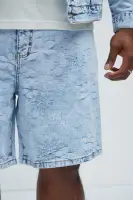 Kenneth Relaxed Denim Shorts(Light Wash,30)