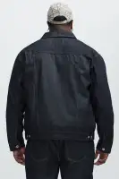 Collin Raw Denim Trucker Jacket(Indigo,S)