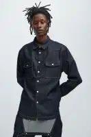 Collin Raw Denim Shirt(Indigo,S)