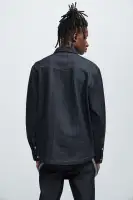 Collin Raw Denim Shirt(Indigo,S)