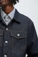 Collin Raw Denim Trucker Jacket(Indigo,S)